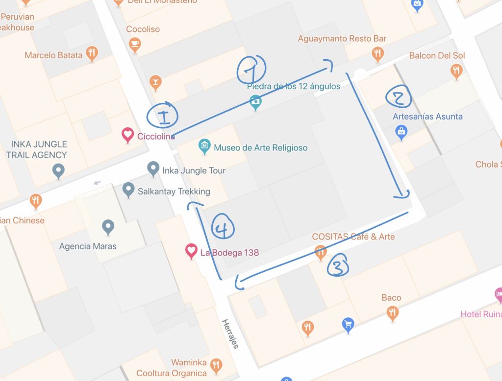 Plano del palacio arzobispal